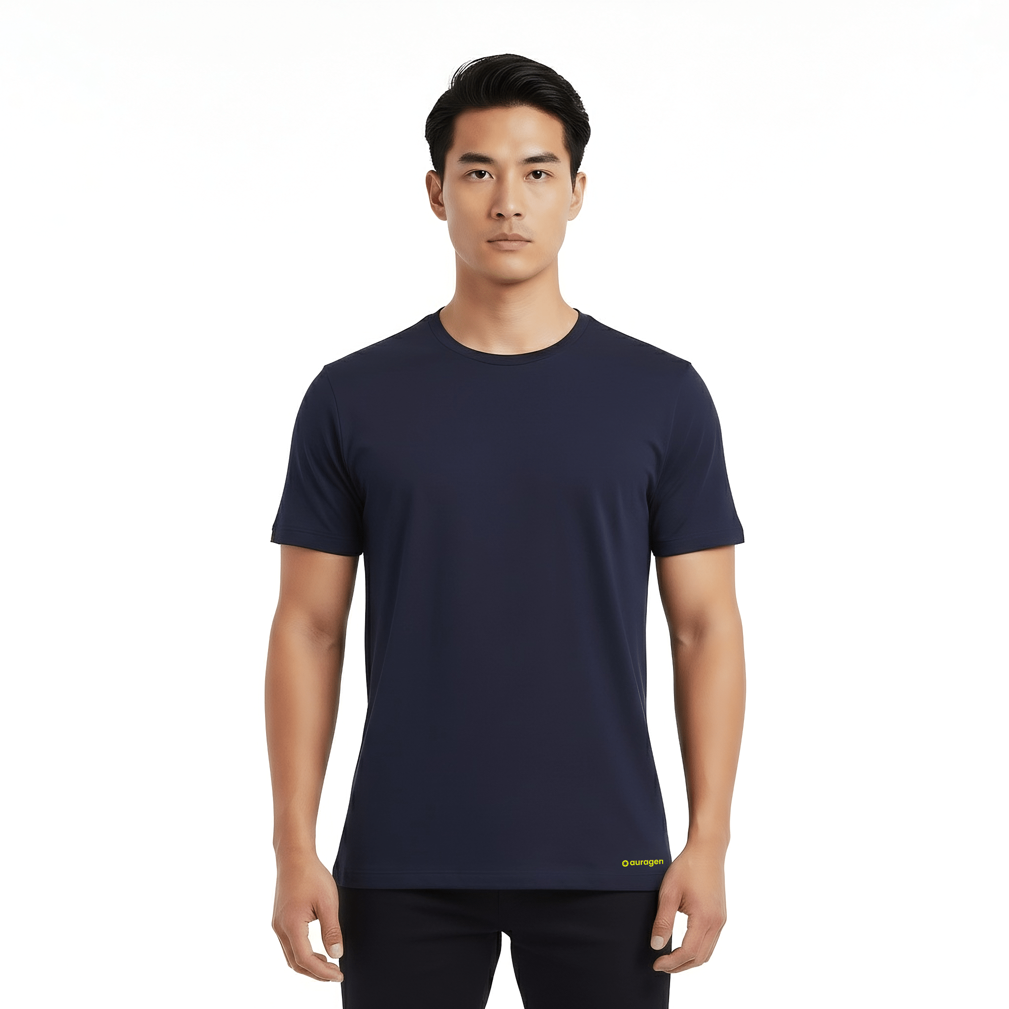 Elijah Navy Short Sleeve Crew - Che Cose Belle