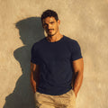 Elijah Navy Short Sleeve Crew - Che Cose Belle