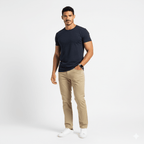 Elijah Navy Short Sleeve Crew - Che Cose Belle
