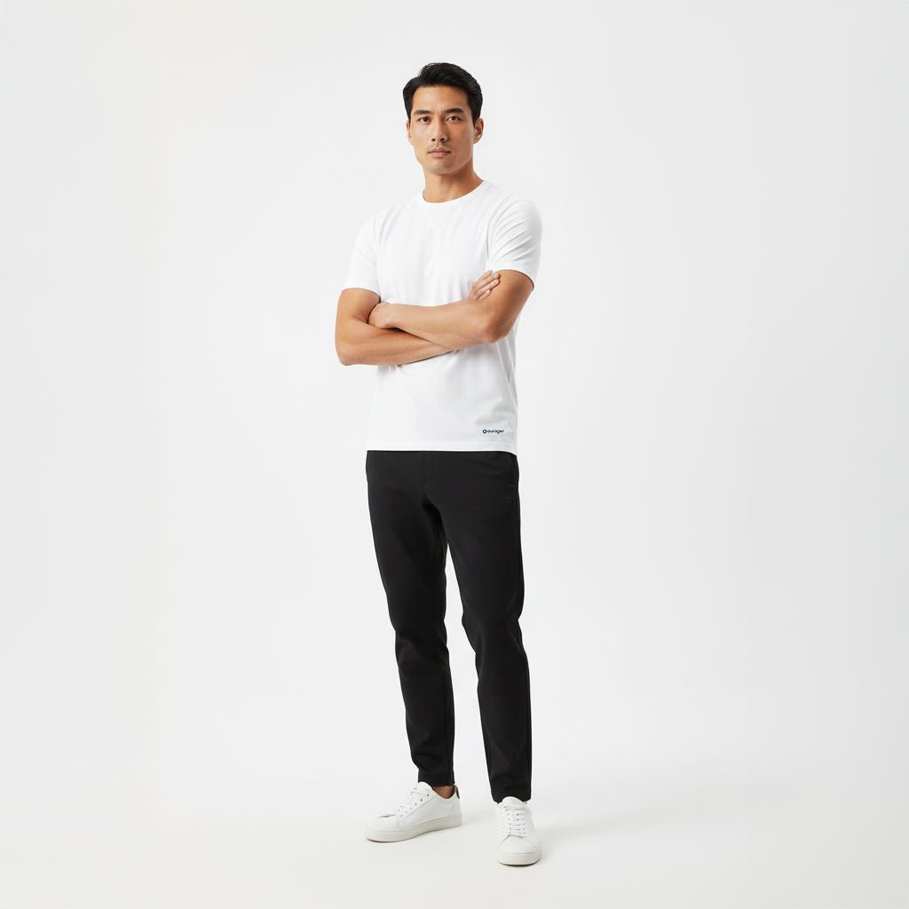 Elijah White Short Sleeve Crew - Che Cose Belle