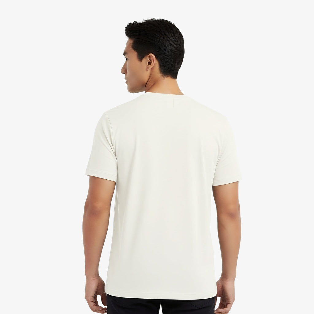 Elijah White Short Sleeve Crew - Che Cose Belle