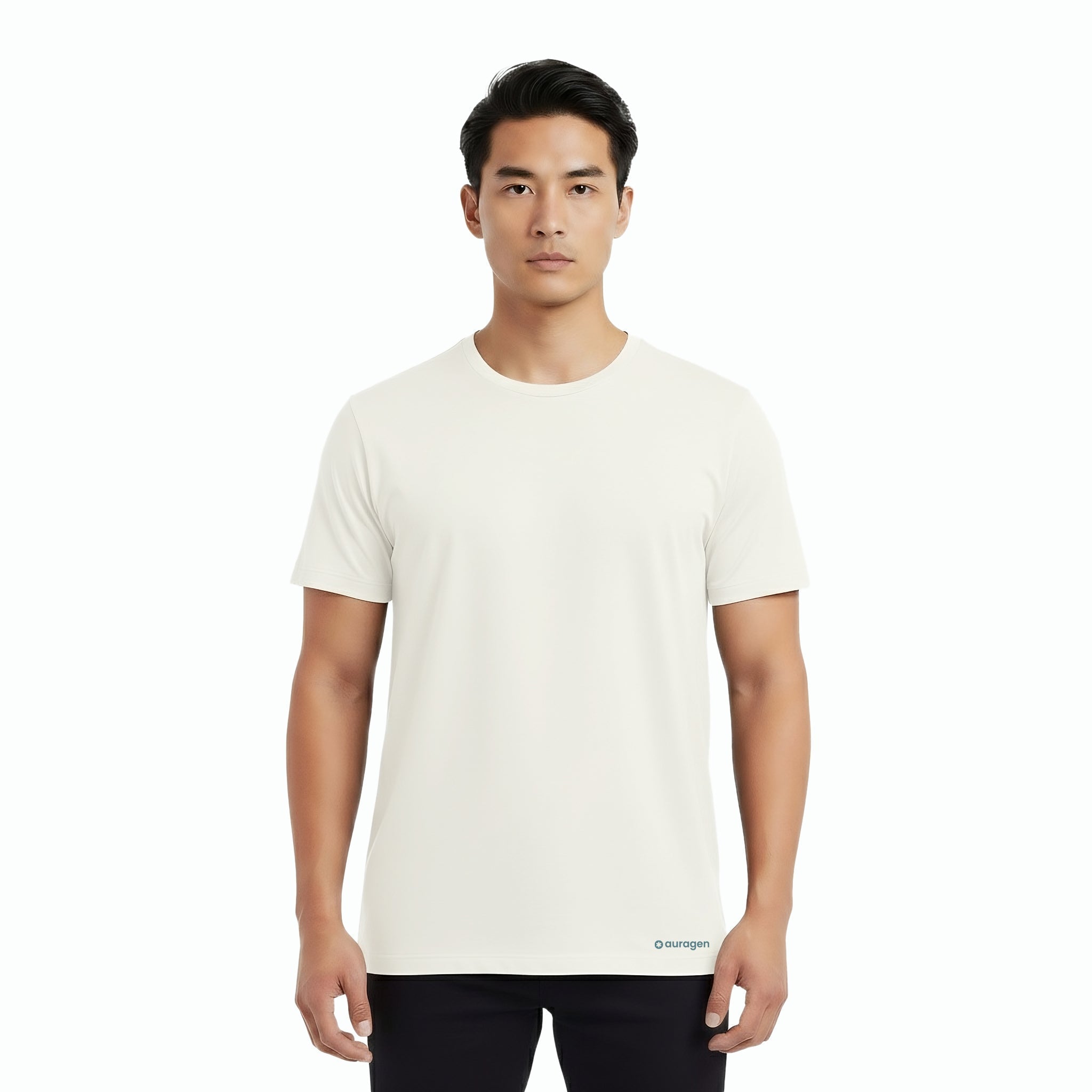 Elijah White Short Sleeve Crew - Che Cose Belle
