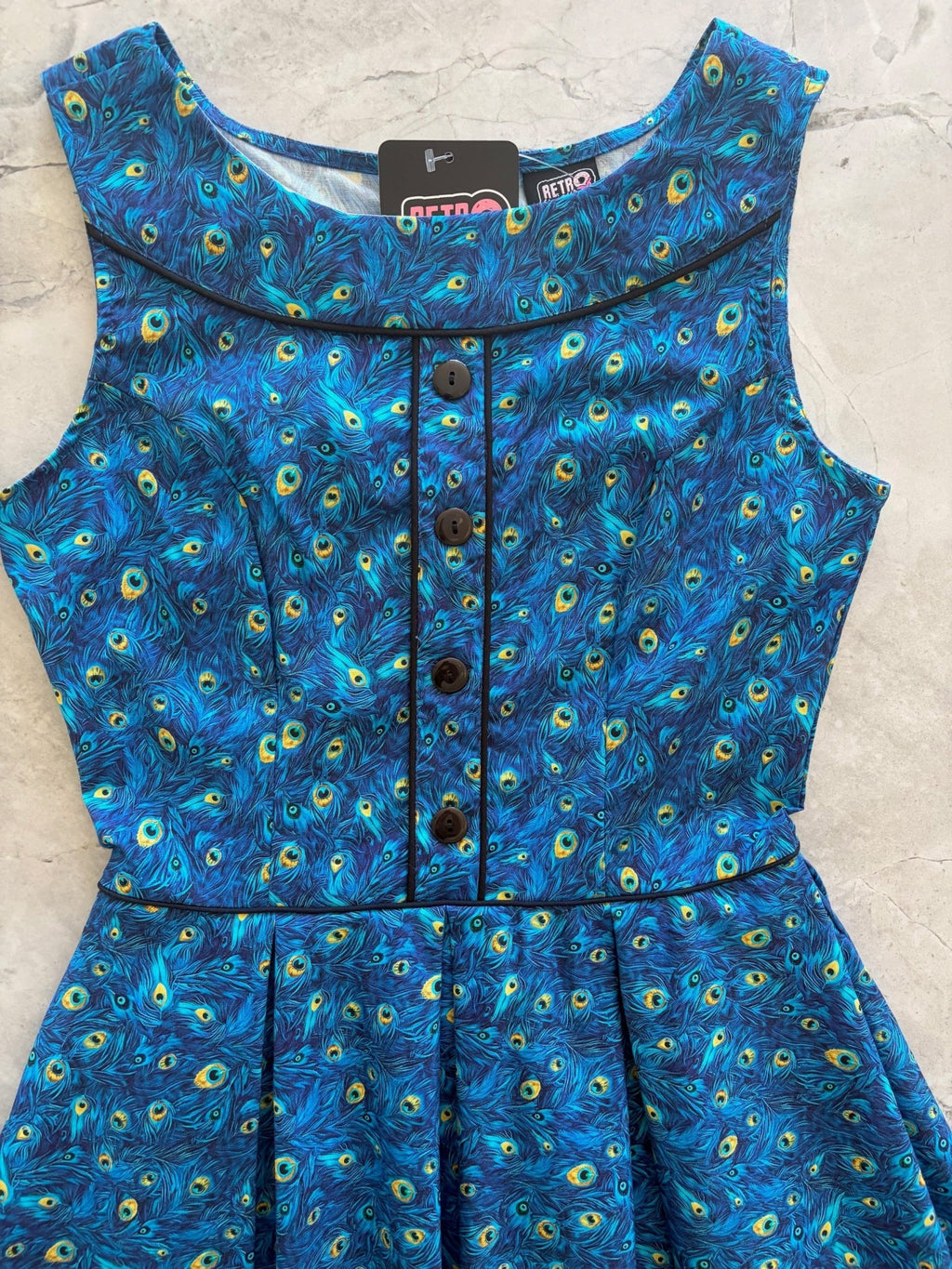 Elizabeth Dress in Peacock - Che Cose Belle