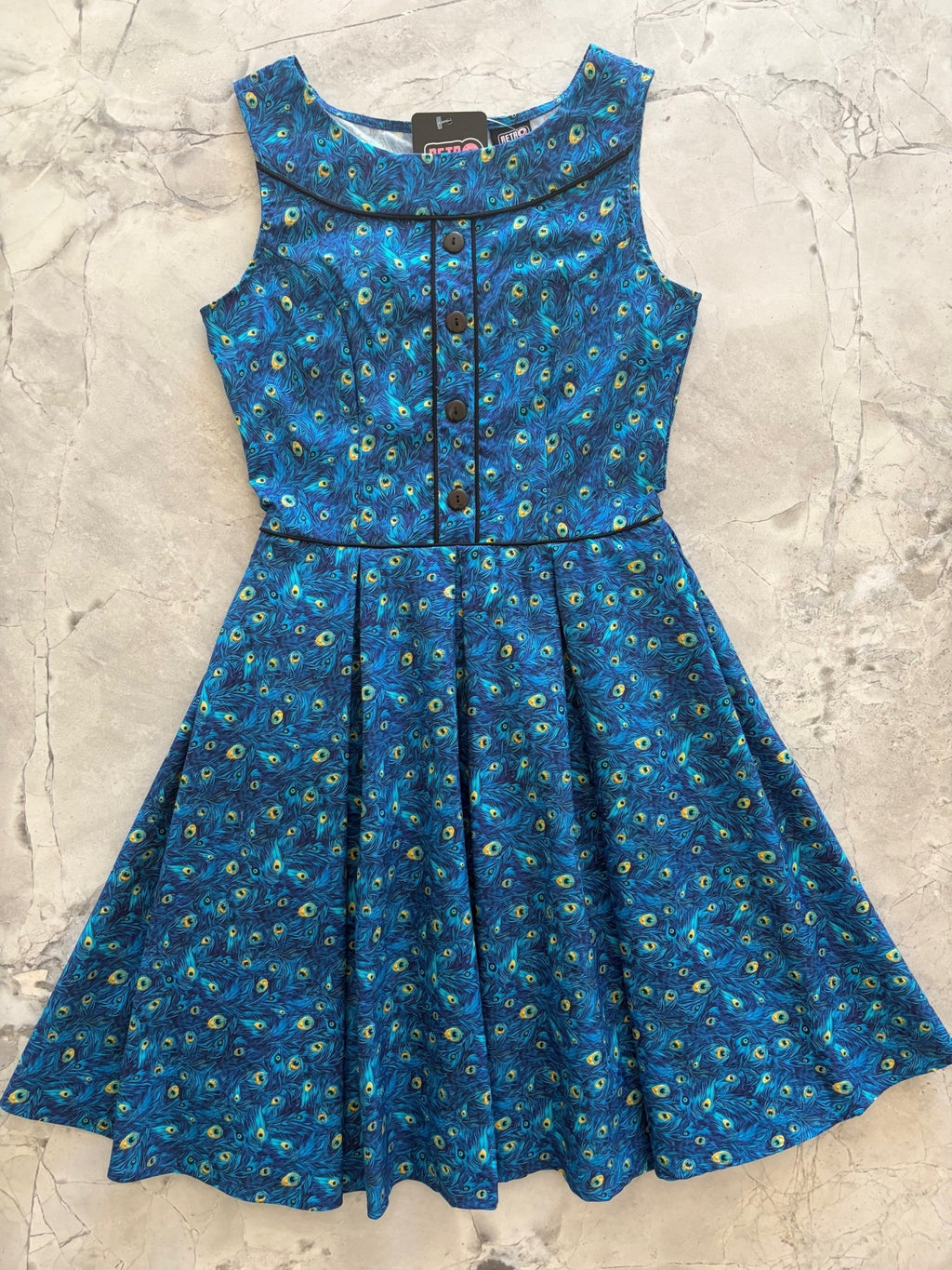 Elizabeth Dress in Peacock - Che Cose Belle