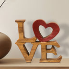 Elmija Enduring Love – Hand - Carved Wooden Sculpture, Handmade Decorative Home Art - Che Cose Belle