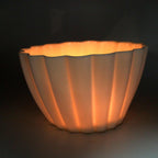 Elysian Fluted Porcelain Candle Holder - Che Cose Belle
