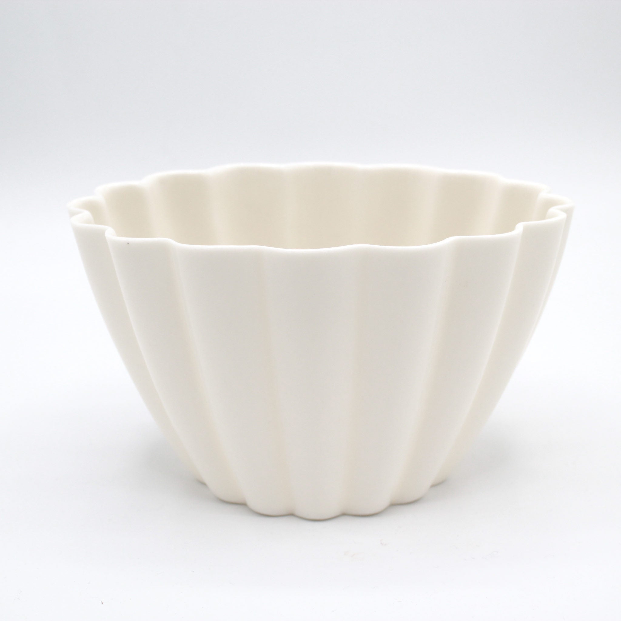 Elysian Fluted Porcelain Candle Holder - Che Cose Belle