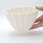 Elysian Fluted Porcelain Candle Holder - Che Cose Belle