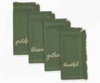 Embroidered Christmas Napkins - Che Cose Belle