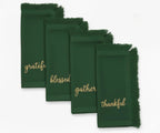 Embroidered Christmas Napkins - Che Cose Belle