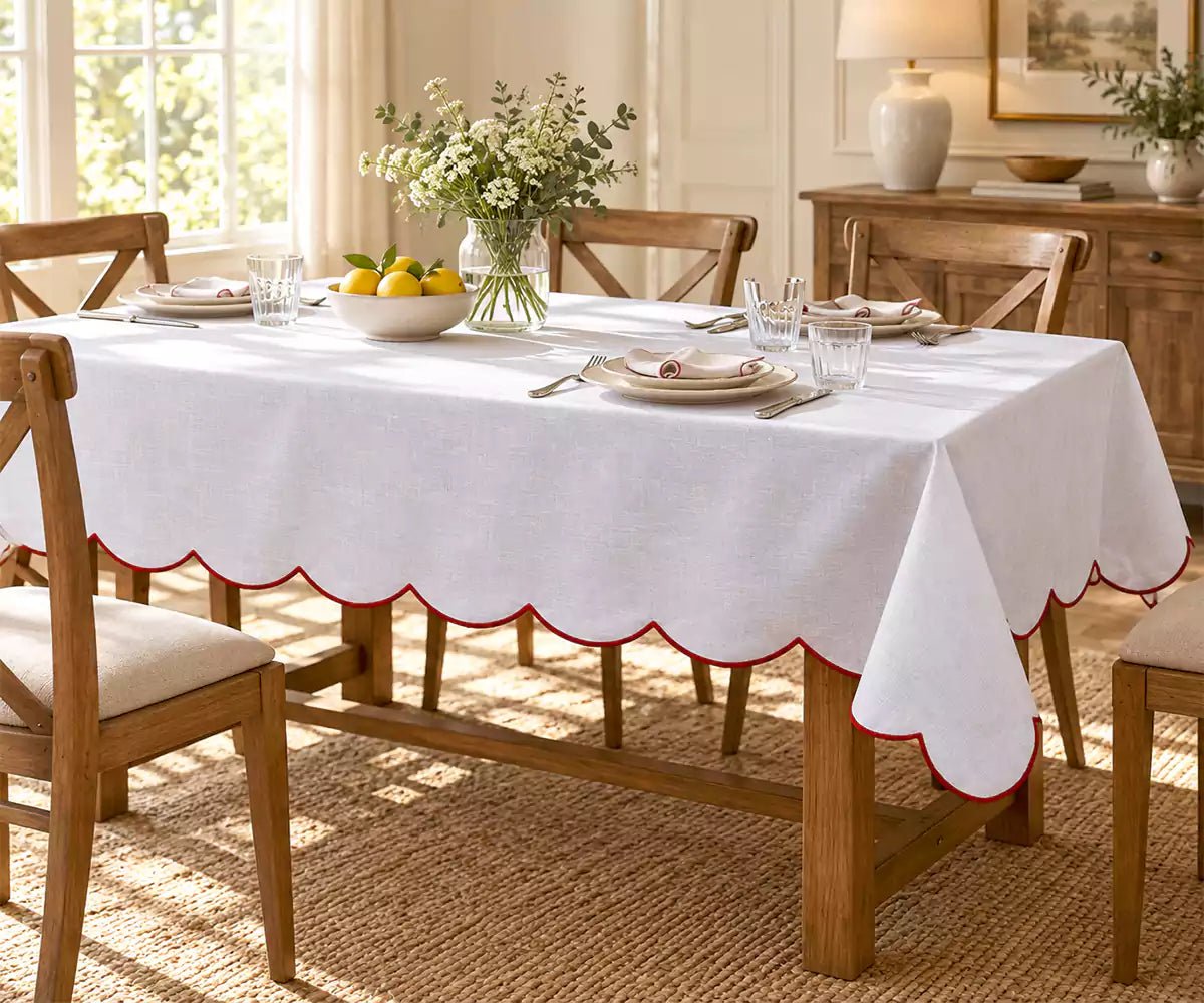 Embroidered Christmas Tablecloth - Che Cose Belle
