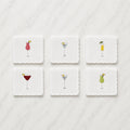 Embroidered Cocktail Napkin (Set of 6) - Che Cose Belle