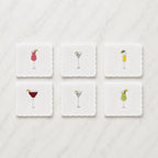 Embroidered Cocktail Napkin (Set of 6)
