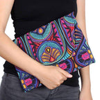 Embroidered Tahj Envelope Clutch | iPad Bag - Thailand - Che Cose Belle