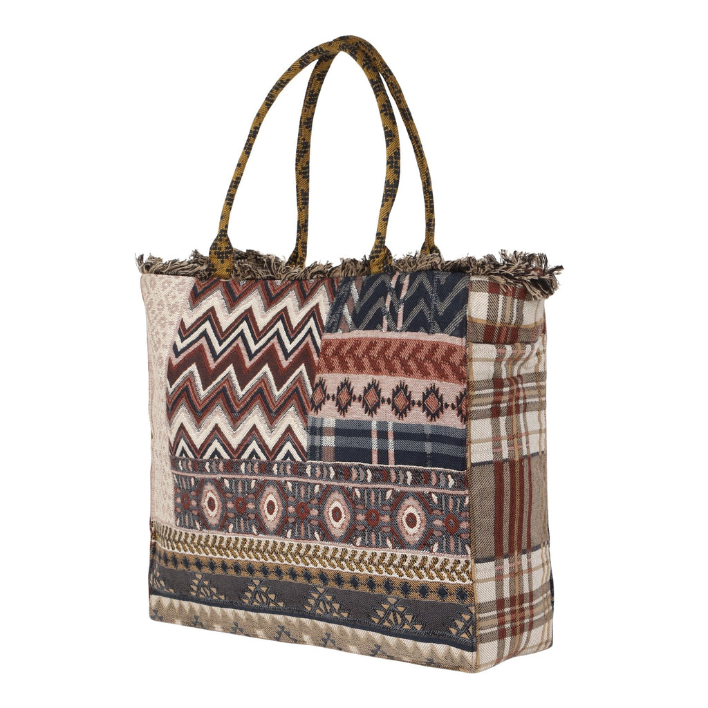 Eminent Jacquard Bag - Beige Brown - Che Cose Belle