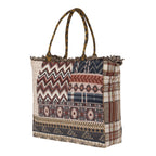 Eminent Jacquard Bag - Beige Brown - Che Cose Belle