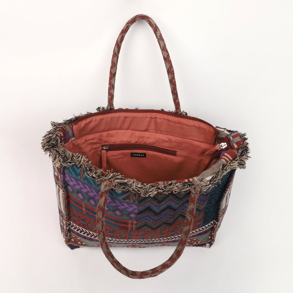 Eminent Jacquard Bag - Purple - Che Cose Belle