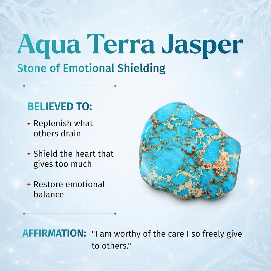 Empath’s Shield - Aqua Terra Jasper Bracelet - Che Cose Belle