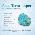 Empath’s Shield - Aqua Terra Jasper Bracelet - Che Cose Belle