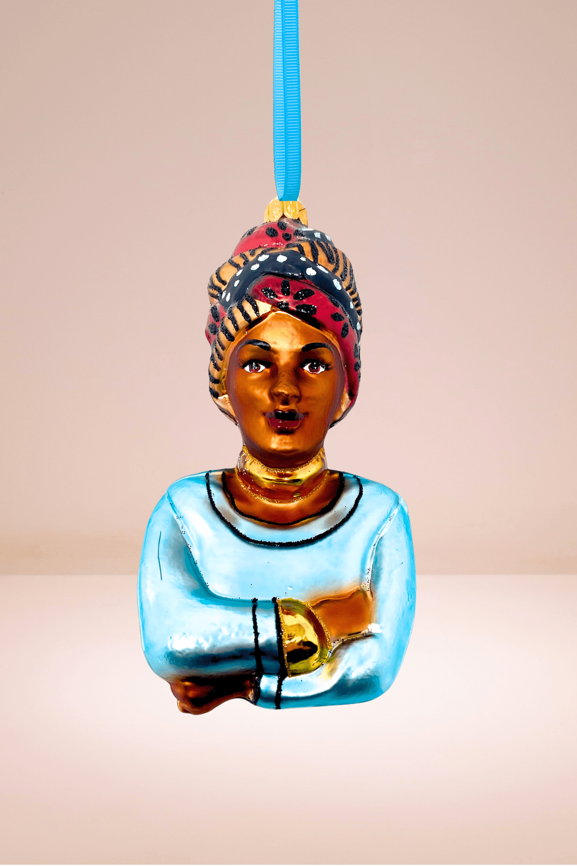 Ena African Glass Christmas Ornament - Che Cose Belle
