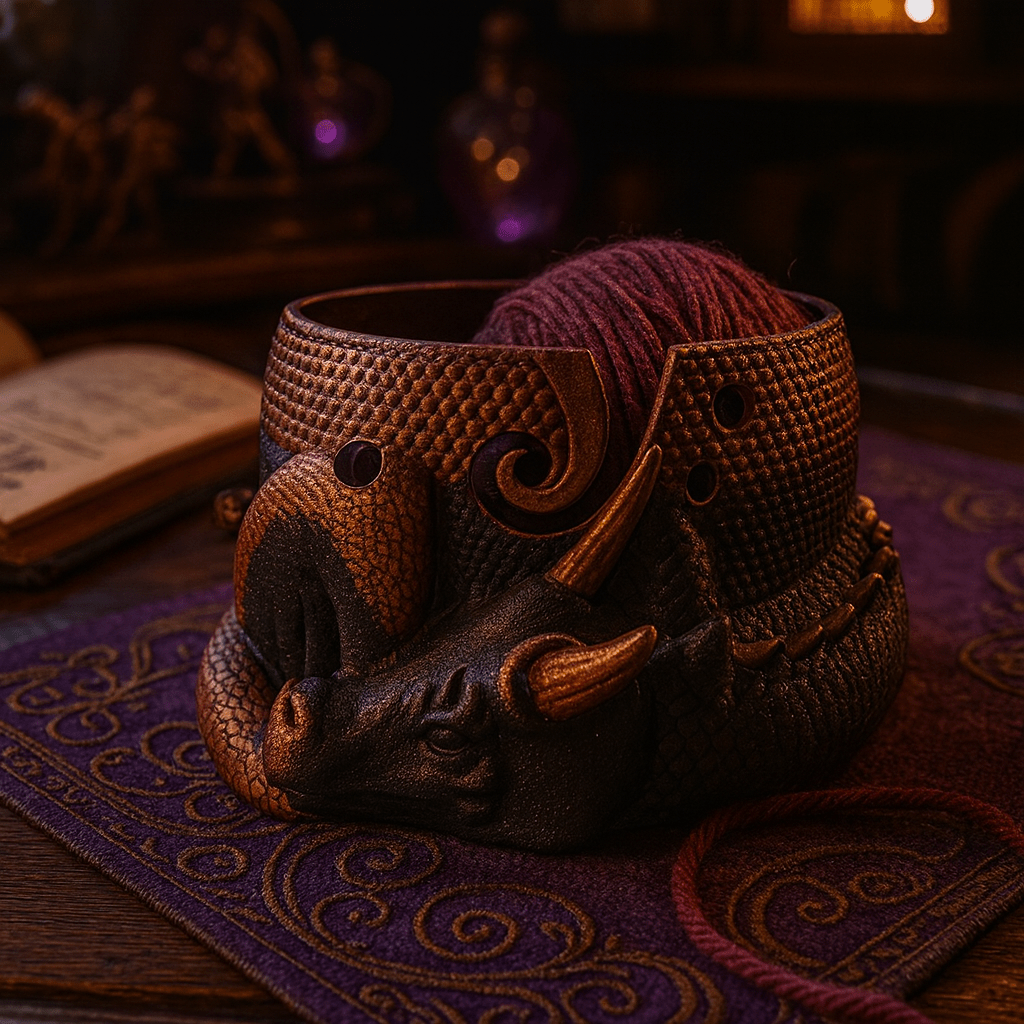 Enchanted Dragon Yarn Bowl - Che Cose Belle