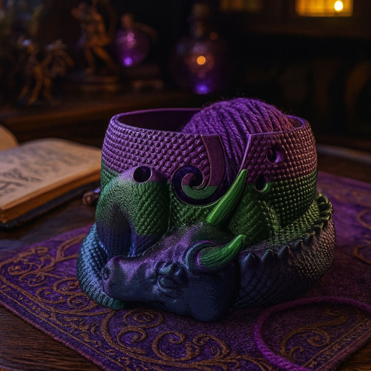 Enchanted Dragon Yarn Bowl - Che Cose Belle
