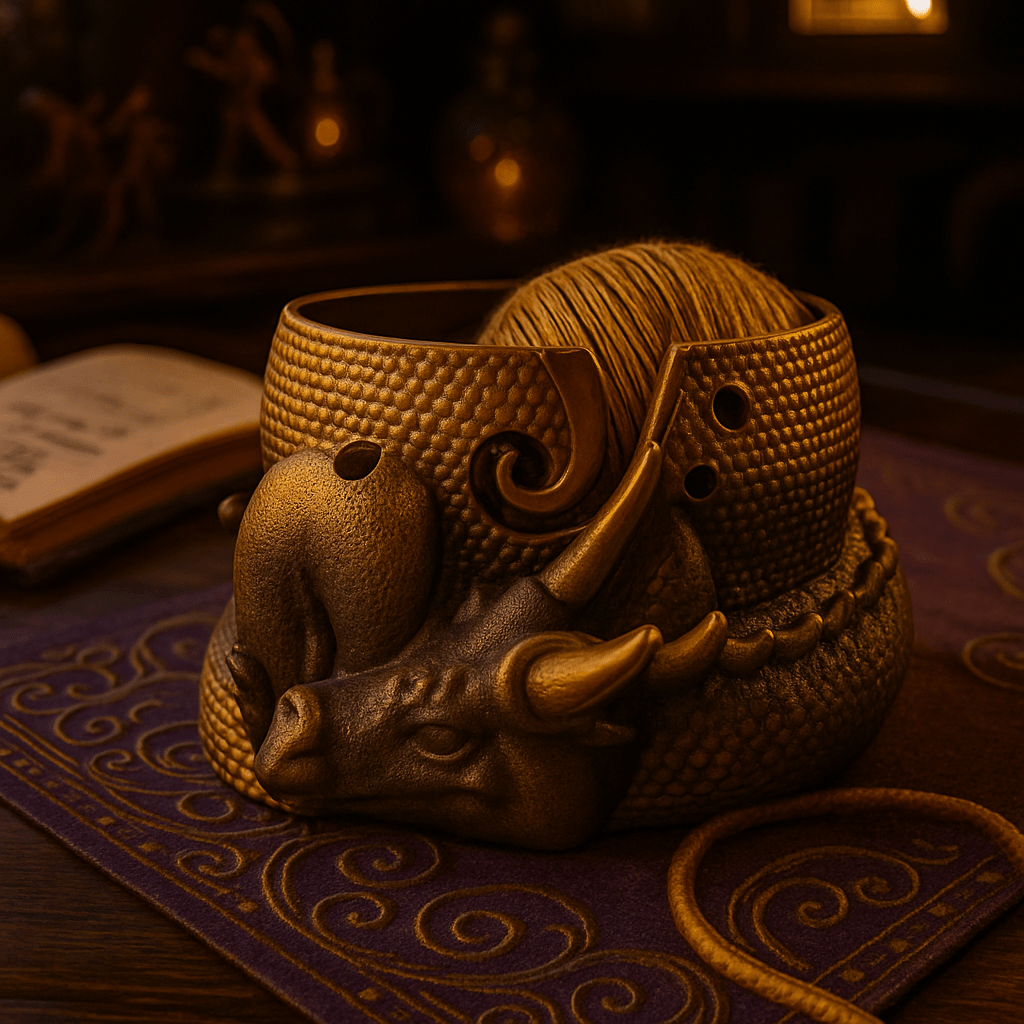 Enchanted Dragon Yarn Bowl - Che Cose Belle