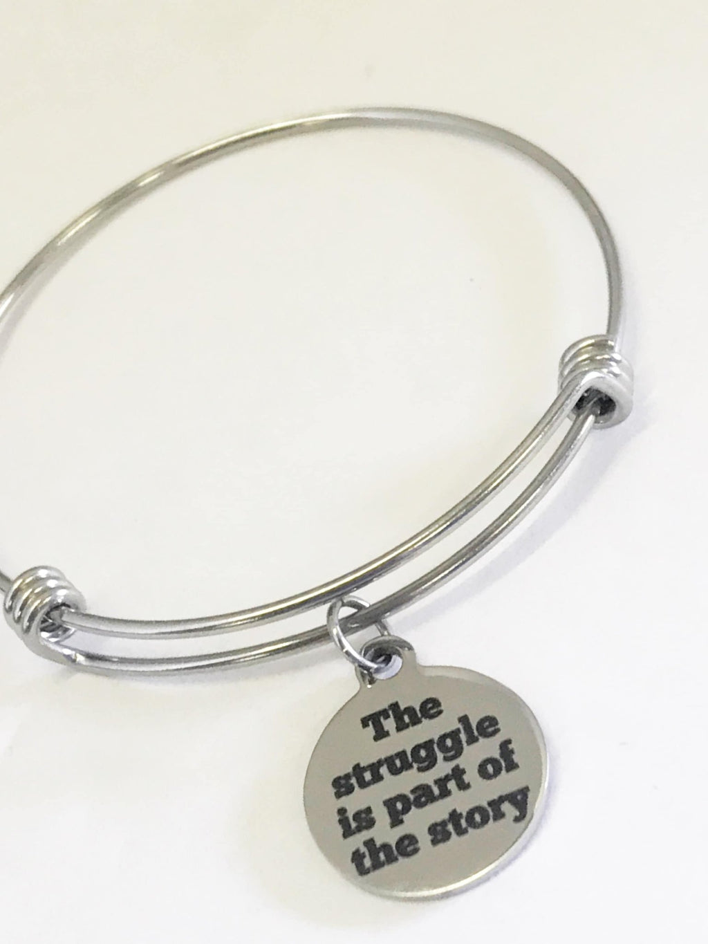 Encouragement Gift, The Struggle Is Part Of The Story Bracelet Gift, Encouragement Quote, Success Quote, Graduation Gift, Encouraging Quotes - Che Cose Belle