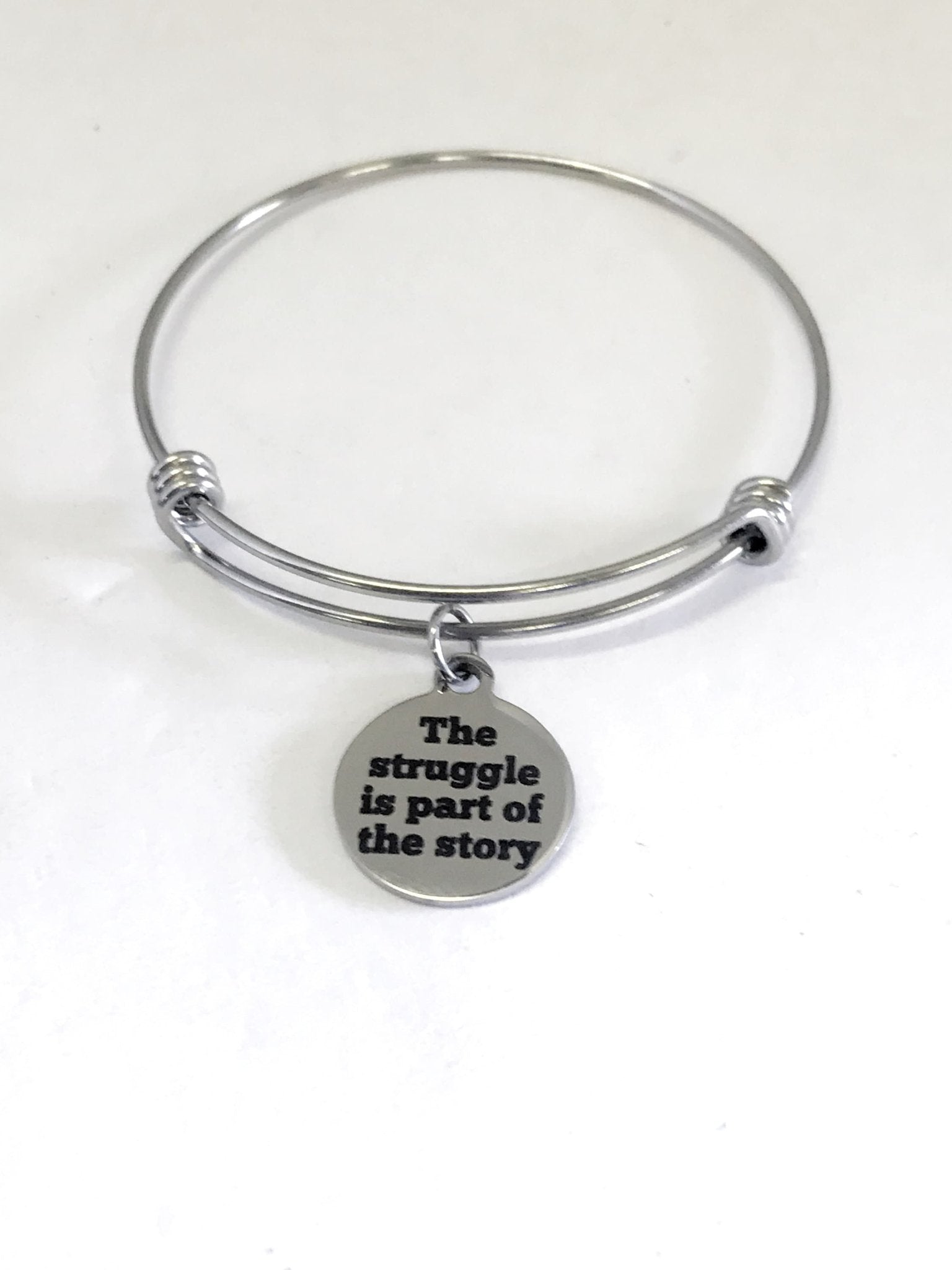Encouragement Gift, The Struggle Is Part Of The Story Bracelet Gift, Encouragement Quote, Success Quote, Graduation Gift, Encouraging Quotes - Che Cose Belle