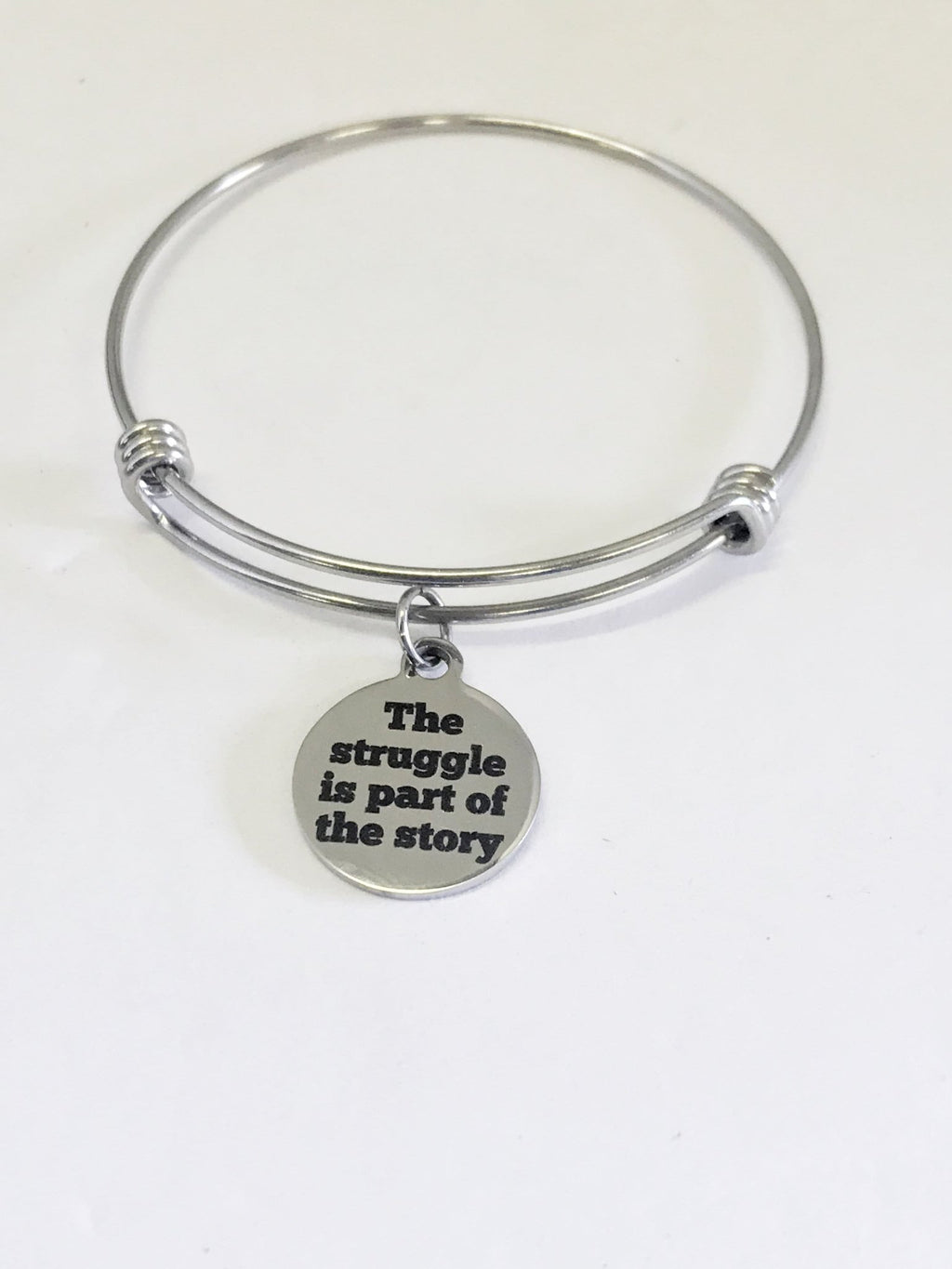 Encouragement Gift, The Struggle Is Part Of The Story Bracelet Gift, Encouragement Quote, Success Quote, Graduation Gift, Encouraging Quotes - Che Cose Belle