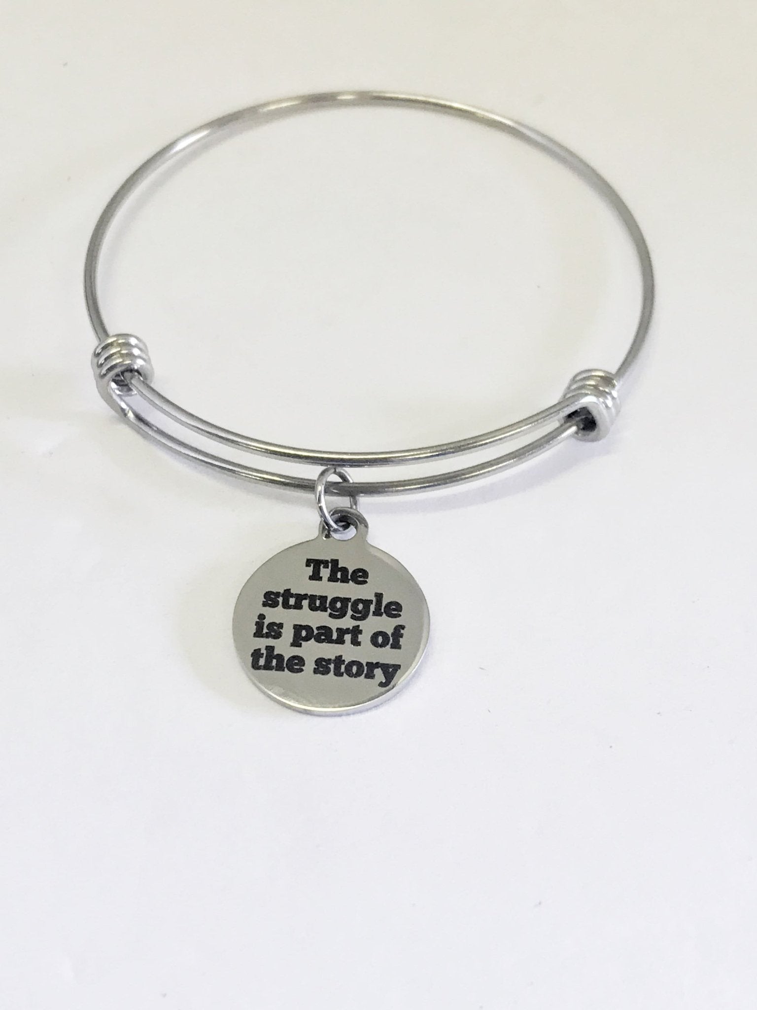Encouragement Gift, The Struggle Is Part Of The Story Bracelet Gift, Encouragement Quote, Success Quote, Graduation Gift, Encouraging Quotes - Che Cose Belle