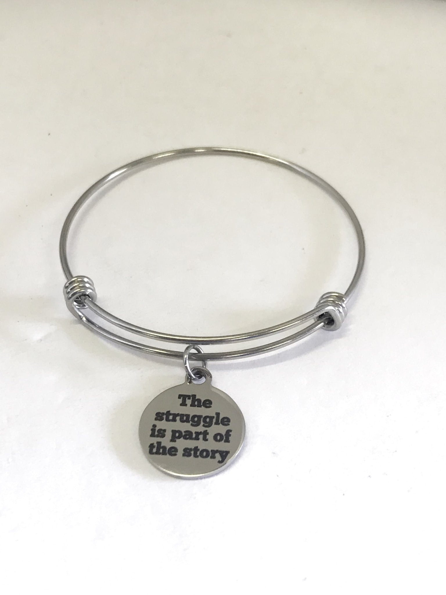 Encouragement Gift, The Struggle Is Part Of The Story Bracelet Gift, Encouragement Quote, Success Quote, Graduation Gift, Encouraging Quotes - Che Cose Belle