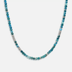 Endless Luck - Apatite Heishi Choker Necklace - Che Cose Belle