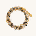 Energetic Spirit - Hematite Pyrite Labradorite Triple Protection Wrap - Che Cose Belle
