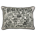England Hand-Guided Machine Pillow by CatStudio - Che Cose Belle