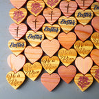 Engraved Easter Hearts - Che Cose Belle