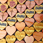 Engraved Easter Hearts - Che Cose Belle