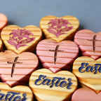 Engraved Easter Hearts - Che Cose Belle