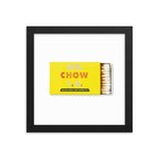 Mr. Chow Framed Print - Che Cose Belle