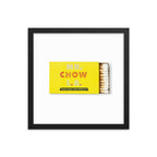 Mr. Chow Framed Print - Che Cose Belle