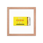 Mr. Chow Framed Print - Che Cose Belle