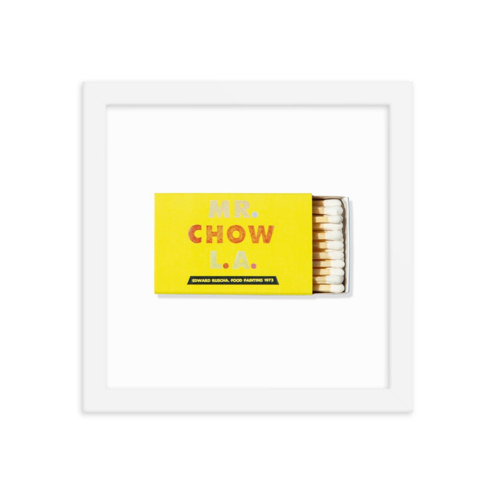 Mr. Chow Framed Print - Che Cose Belle