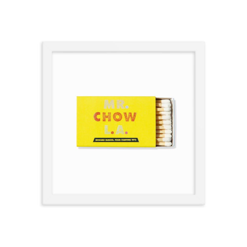 Mr. Chow Framed Print - Che Cose Belle