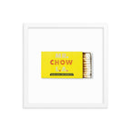 Mr. Chow Framed Print - Che Cose Belle