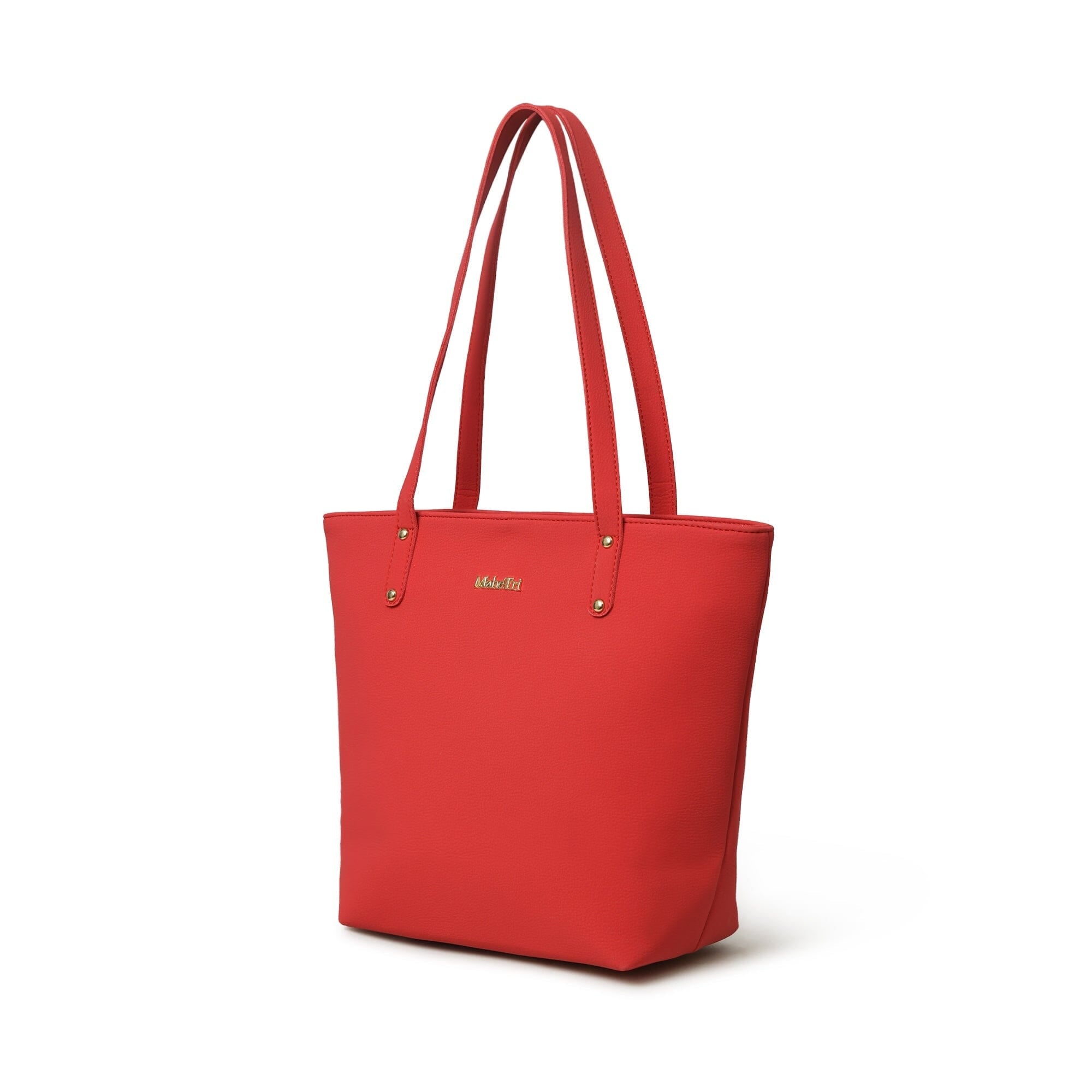 Era Vegan Leather Tote - Coral Red - Che Cose Belle