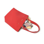 Era Vegan Leather Tote - Coral Red - Che Cose Belle