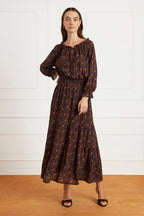 Esme Dress in Navy Batik - Che Cose Belle