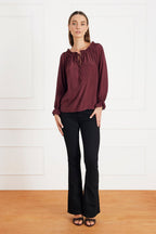 Esme Top in Eggplant - Che Cose Belle