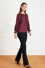 Esme Top in Eggplant - Che Cose Belle