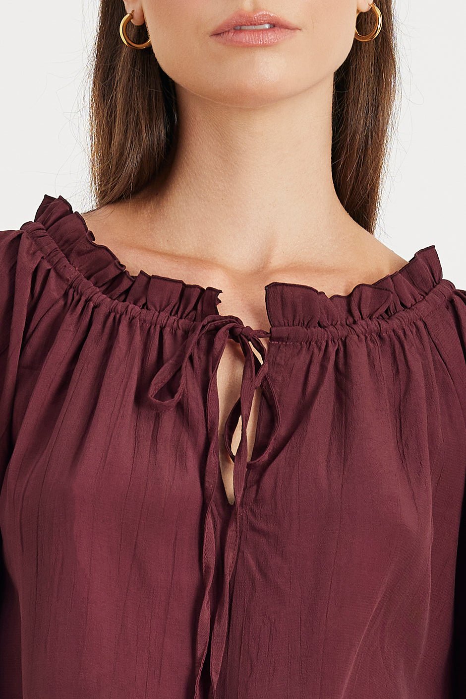 Esme Top in Eggplant - Che Cose Belle